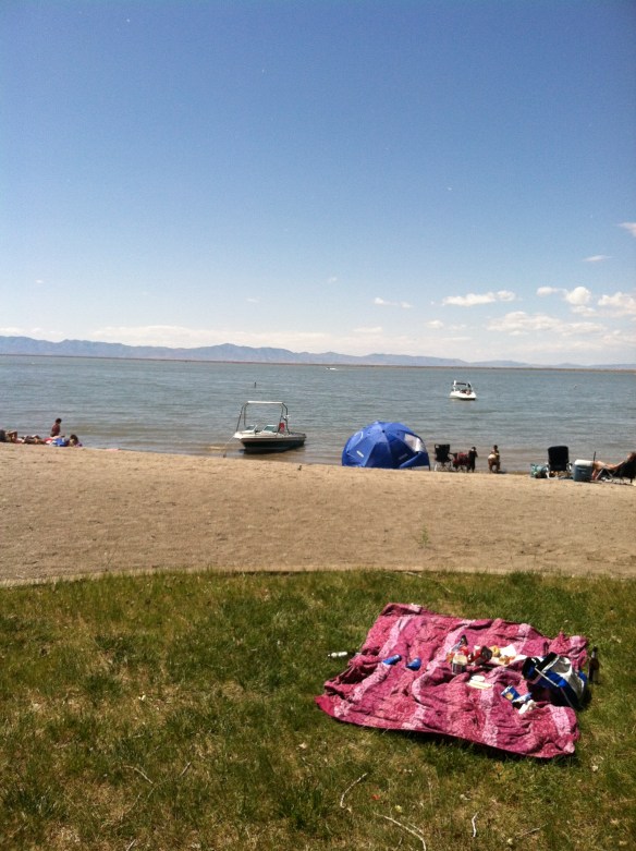 The water was a tad cold, but the weather overall was gorgeous. 