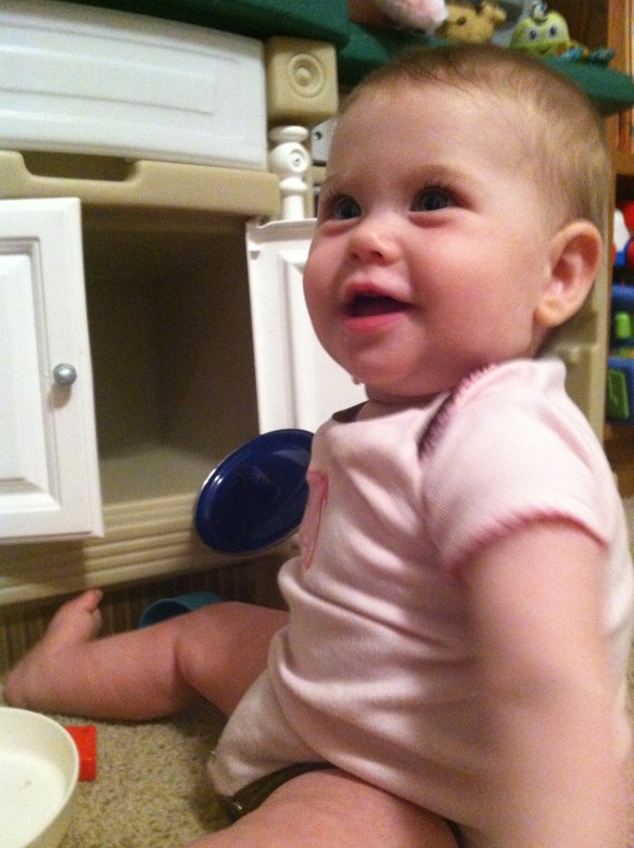 Baby Emma! I also saw Leslie (who just turned 3!) but I forgot to snap a pic. 