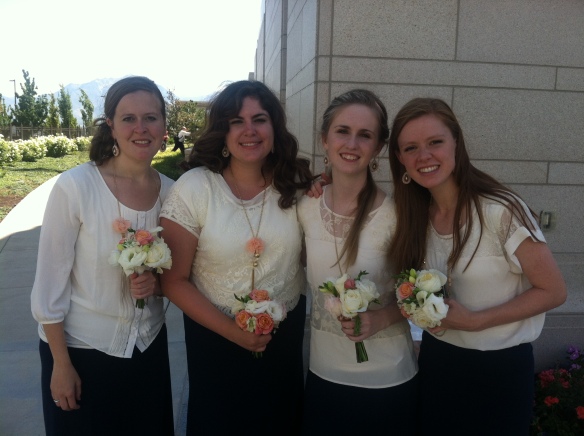 Me with some of the other bridesmaids :)