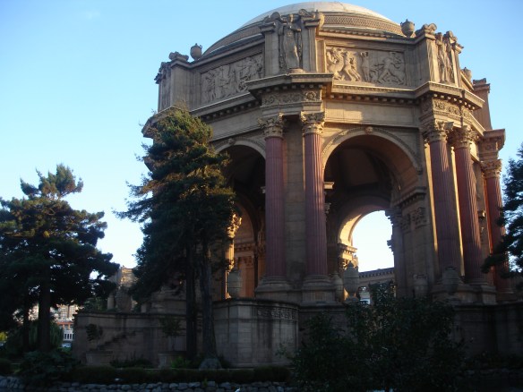 The Palace of Fine Arts.. also one of the rare examples of the miracle that is free parking in San Francisco. 
