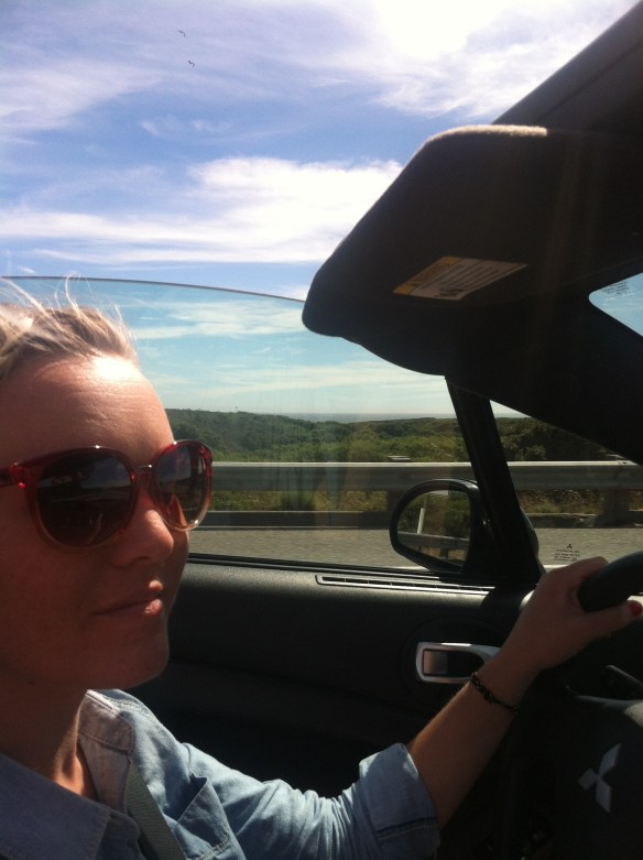 Driving like a boss.